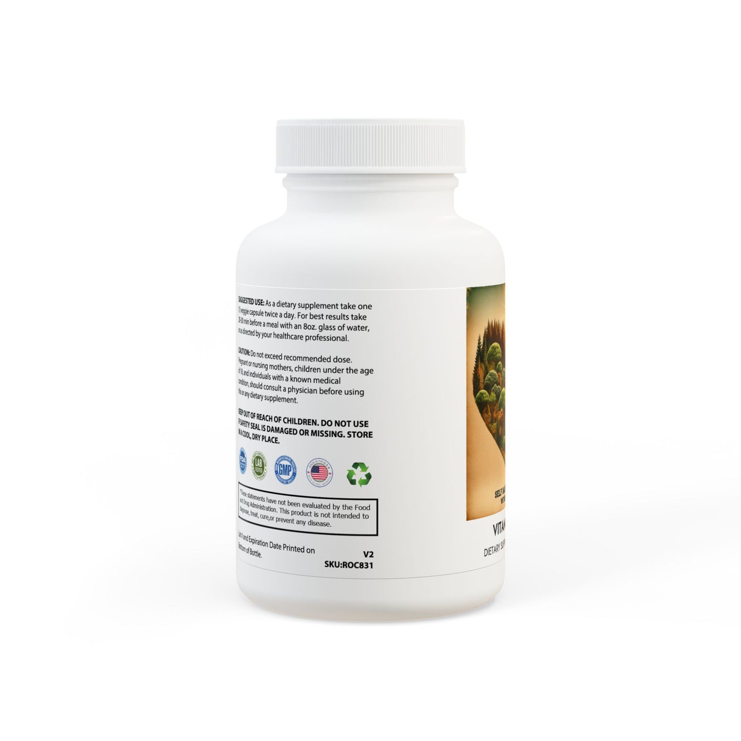 Vitamin K2 + D3 Supplement (60 Capsules)
