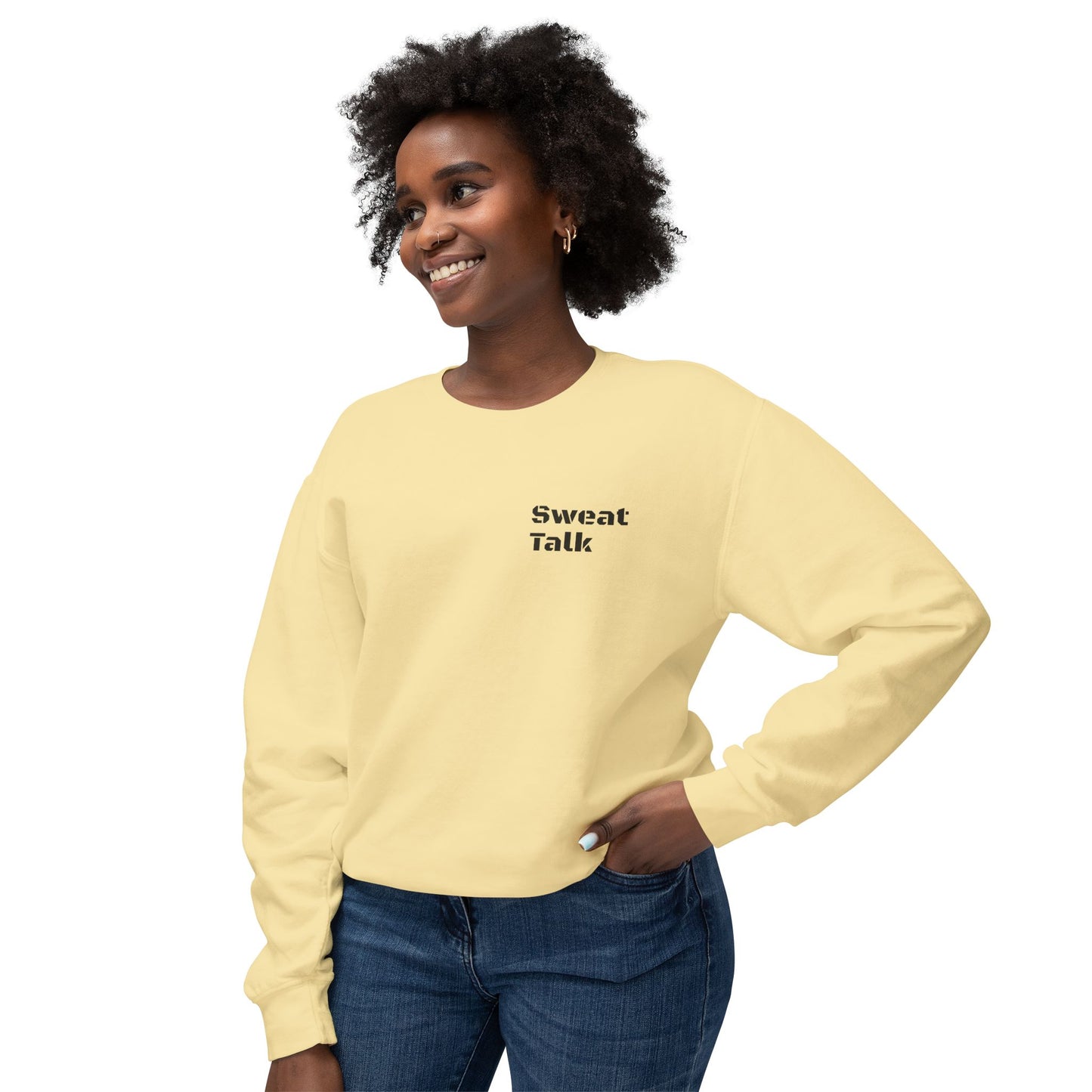 Sweat Talk Lightweight Crewneck Sweatshirt