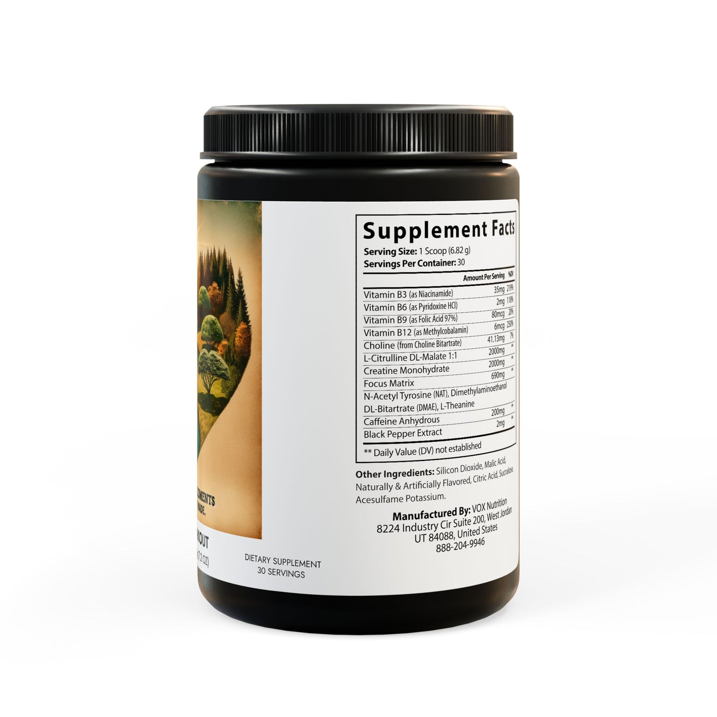 Pre-Workout Supplement, Fruit Punch (204g, 7.1oz)