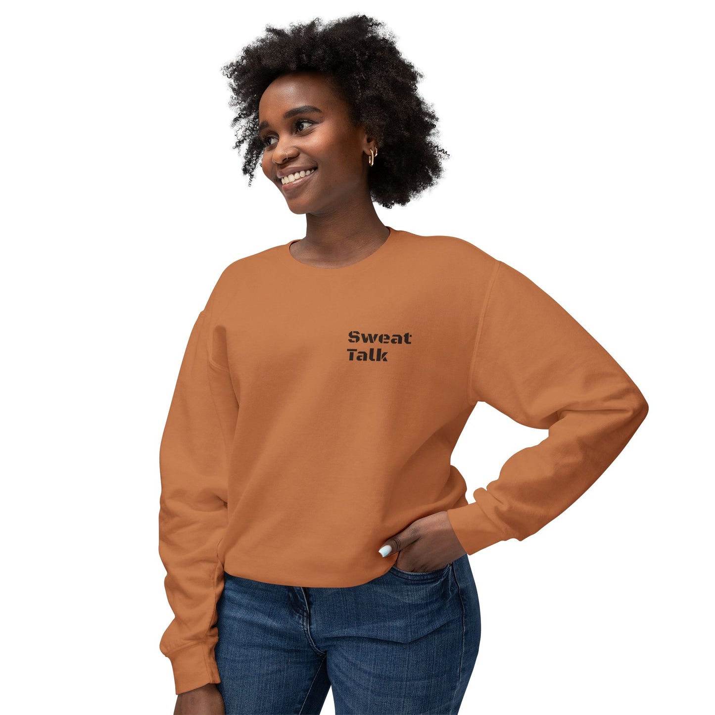 Sweat Talk Lightweight Crewneck Sweatshirt