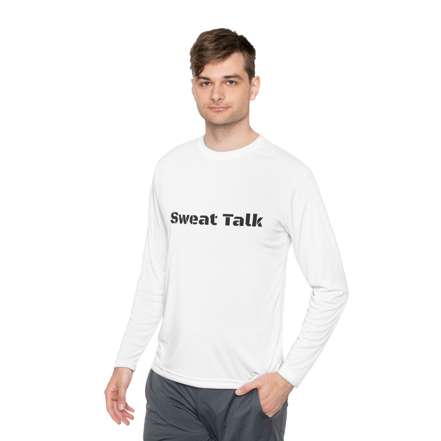 Sweat Talk Unisex Lightweight Long Sleeve Tee