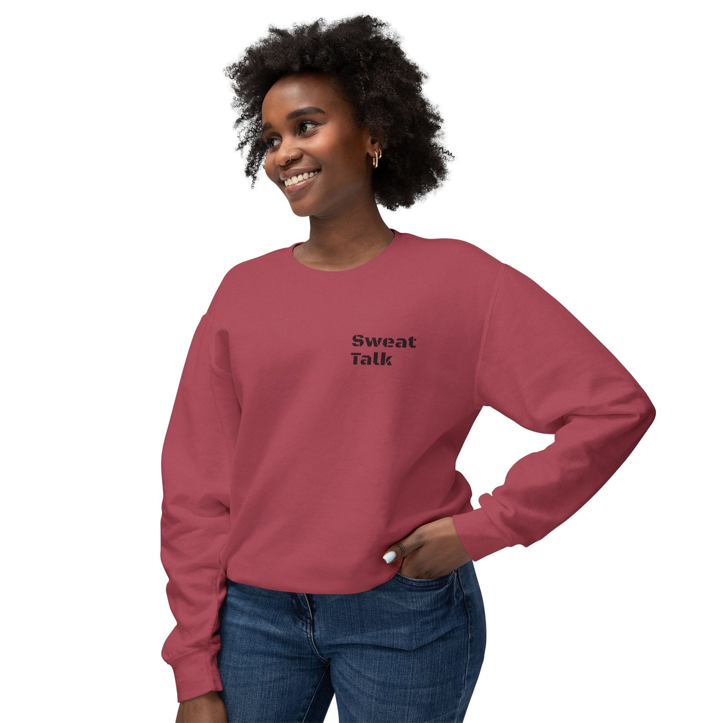 Sweat Talk Lightweight Crewneck Sweatshirt