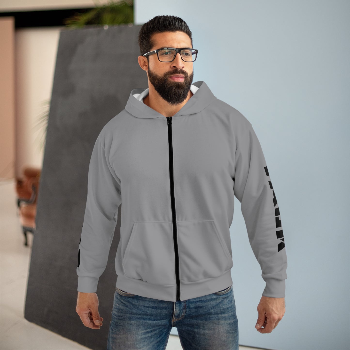 Sweat Talk Unisex Zip Hoodie