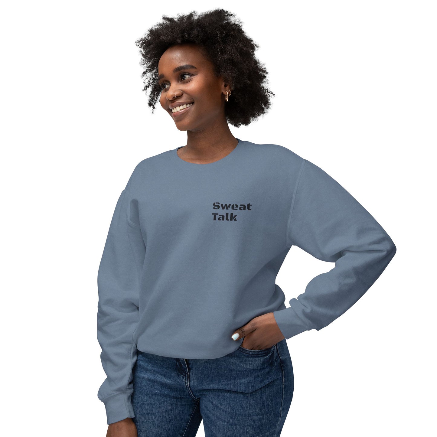 Sweat Talk Lightweight Crewneck Sweatshirt