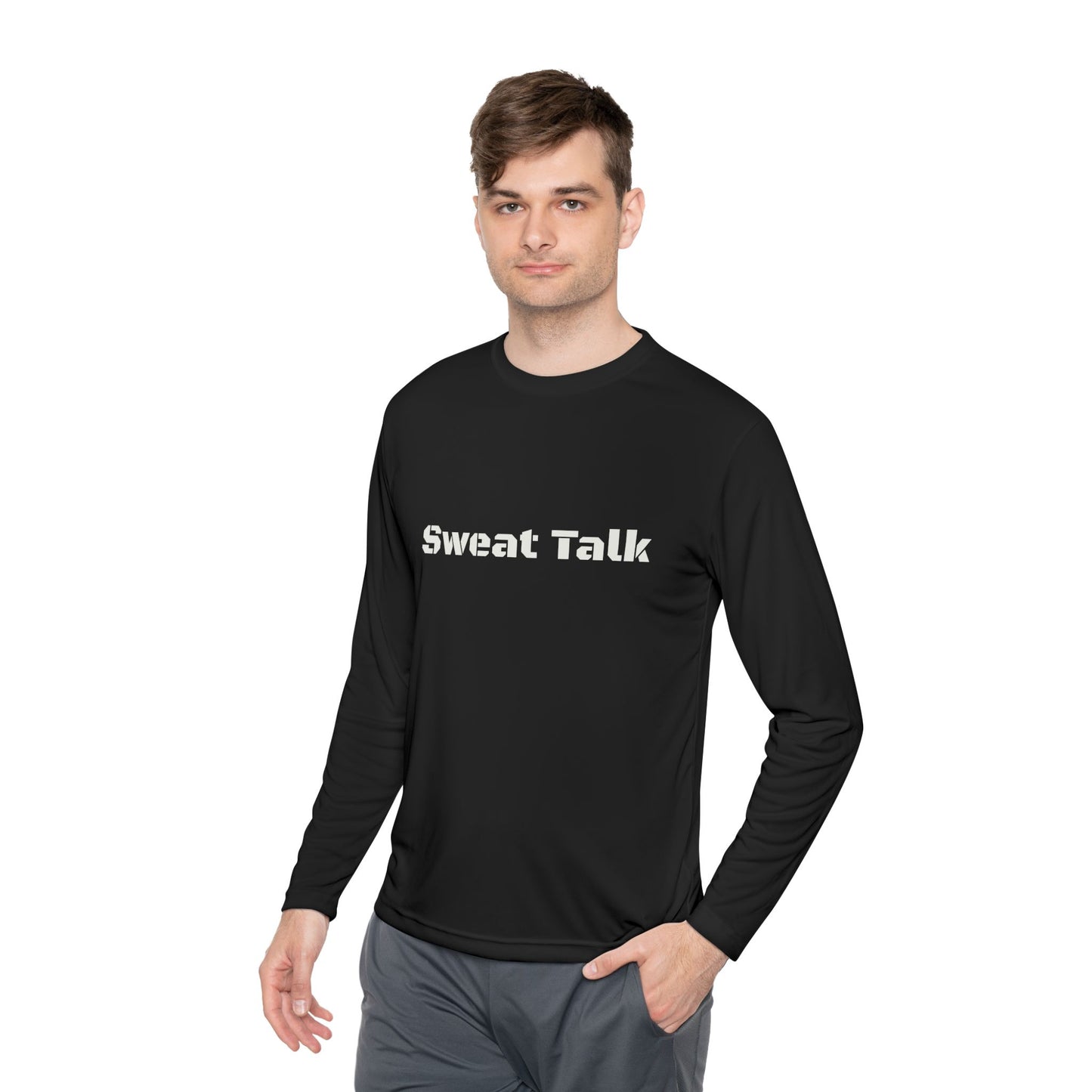 Sweat Talk Unisex Lightweight Long Sleeve Tee