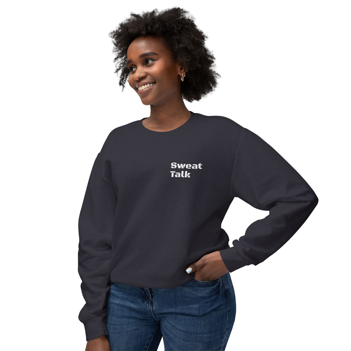 Sweat Talk Lightweight Crewneck Sweatshirt