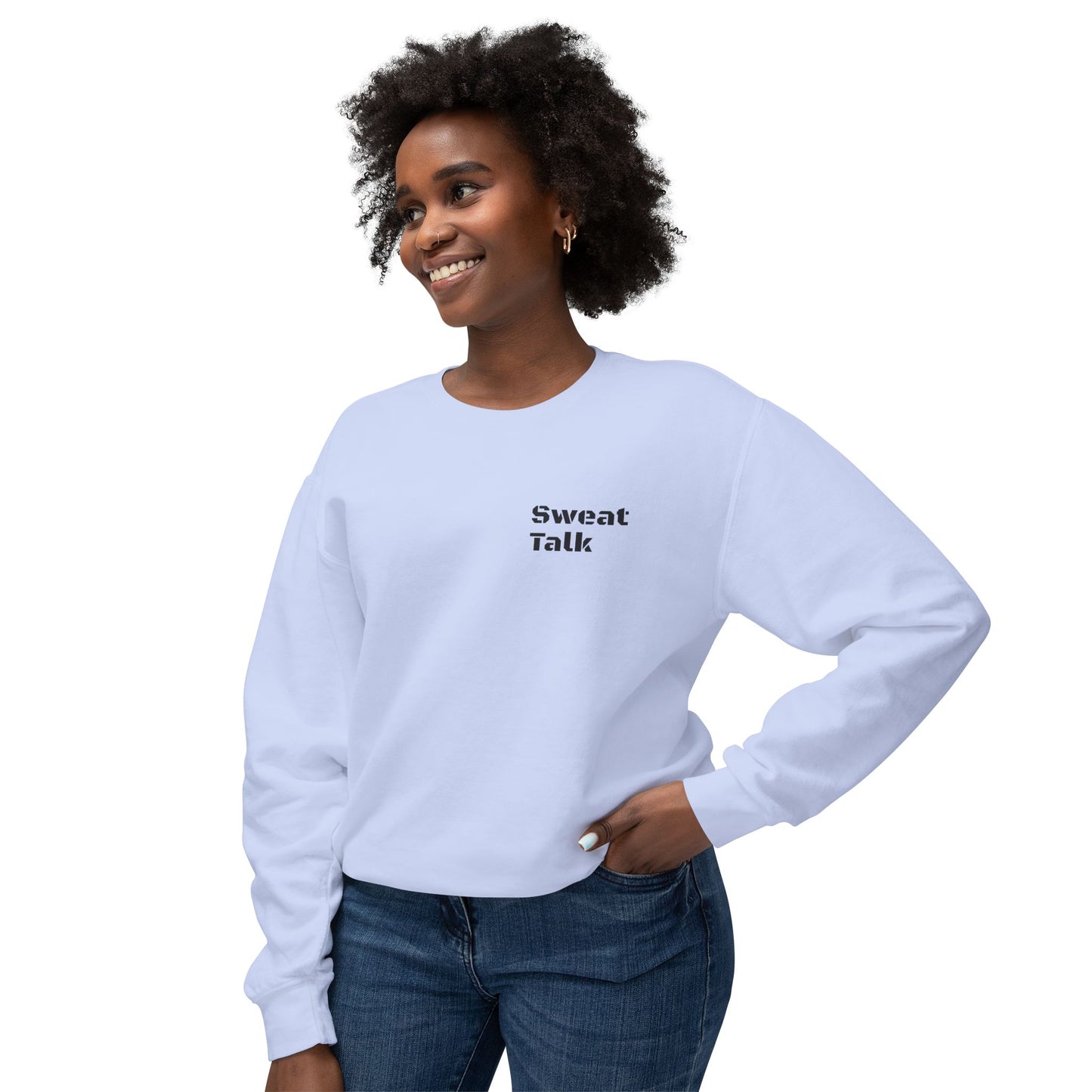 Sweat Talk Lightweight Crewneck Sweatshirt