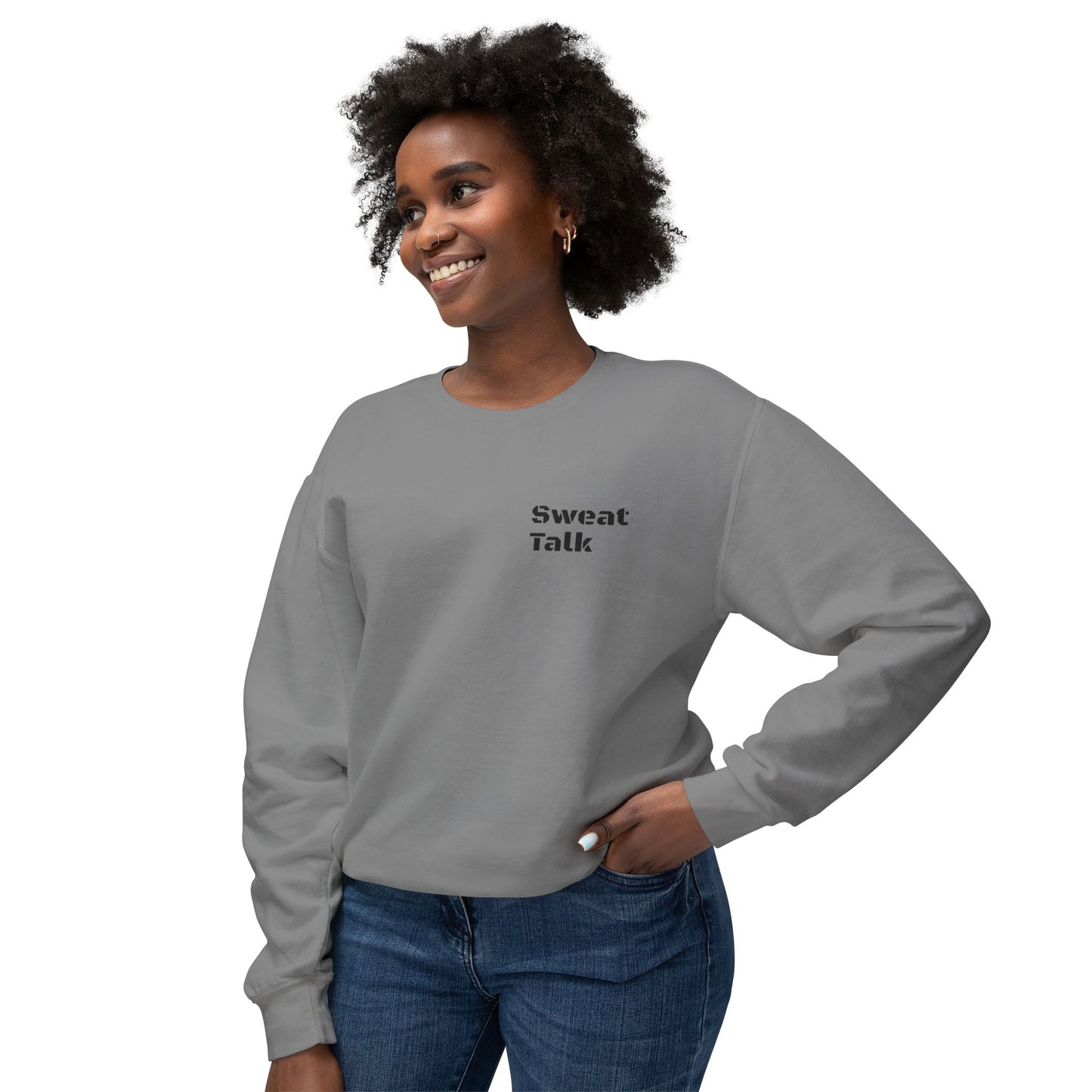Sweat Talk Lightweight Crewneck Sweatshirt