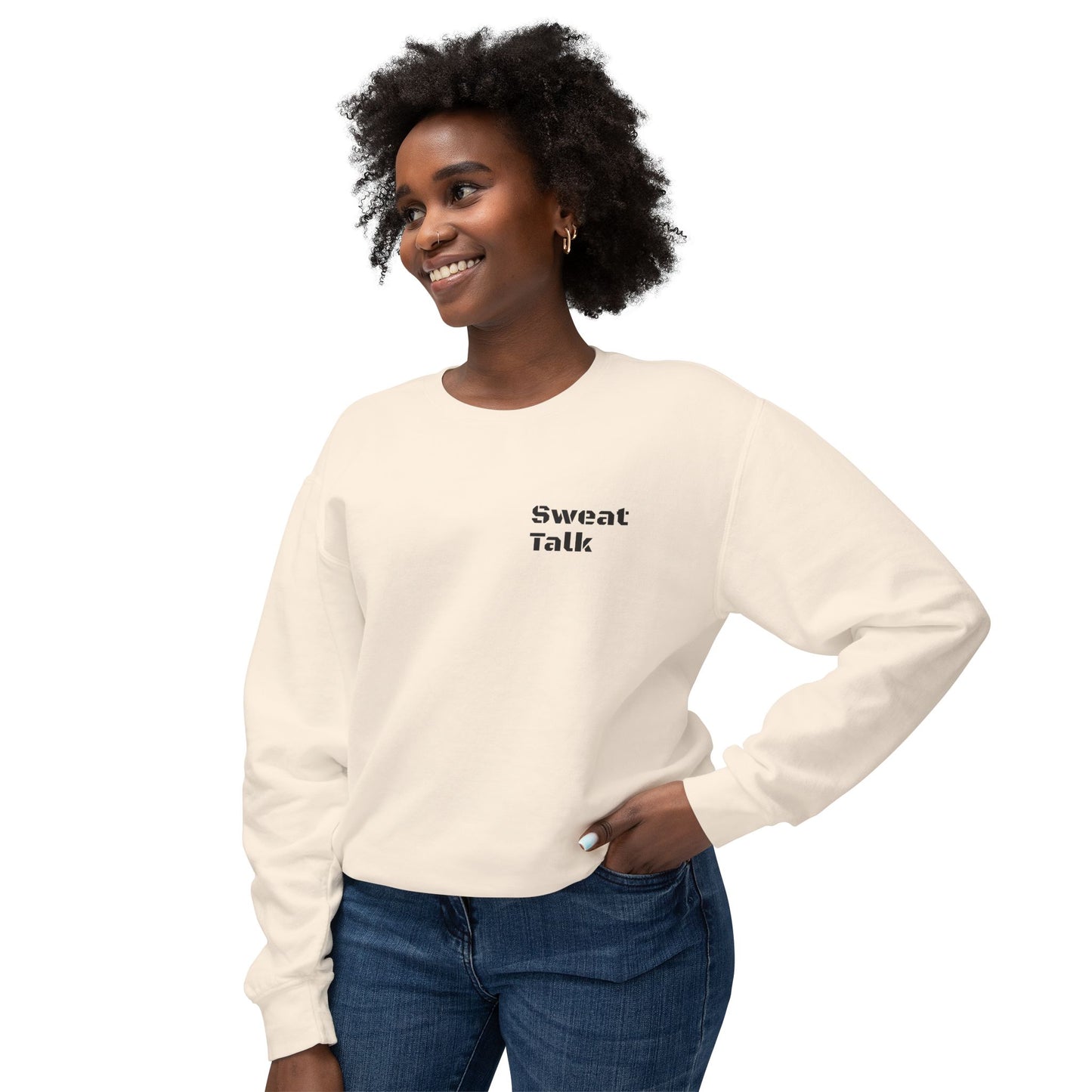 Sweat Talk Lightweight Crewneck Sweatshirt
