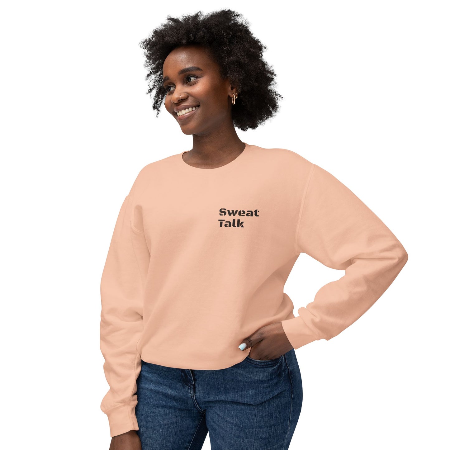 Sweat Talk Lightweight Crewneck Sweatshirt