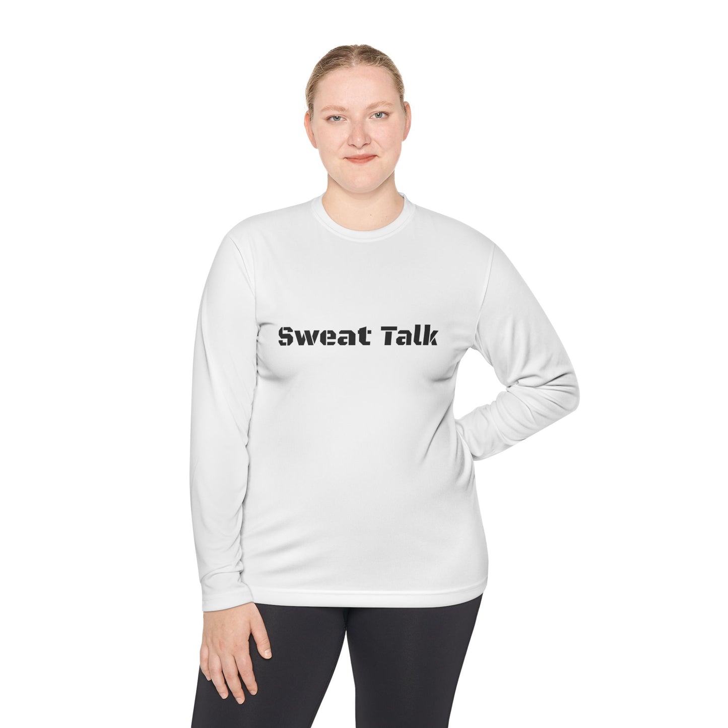 Sweat Talk Unisex Lightweight Long Sleeve Tee