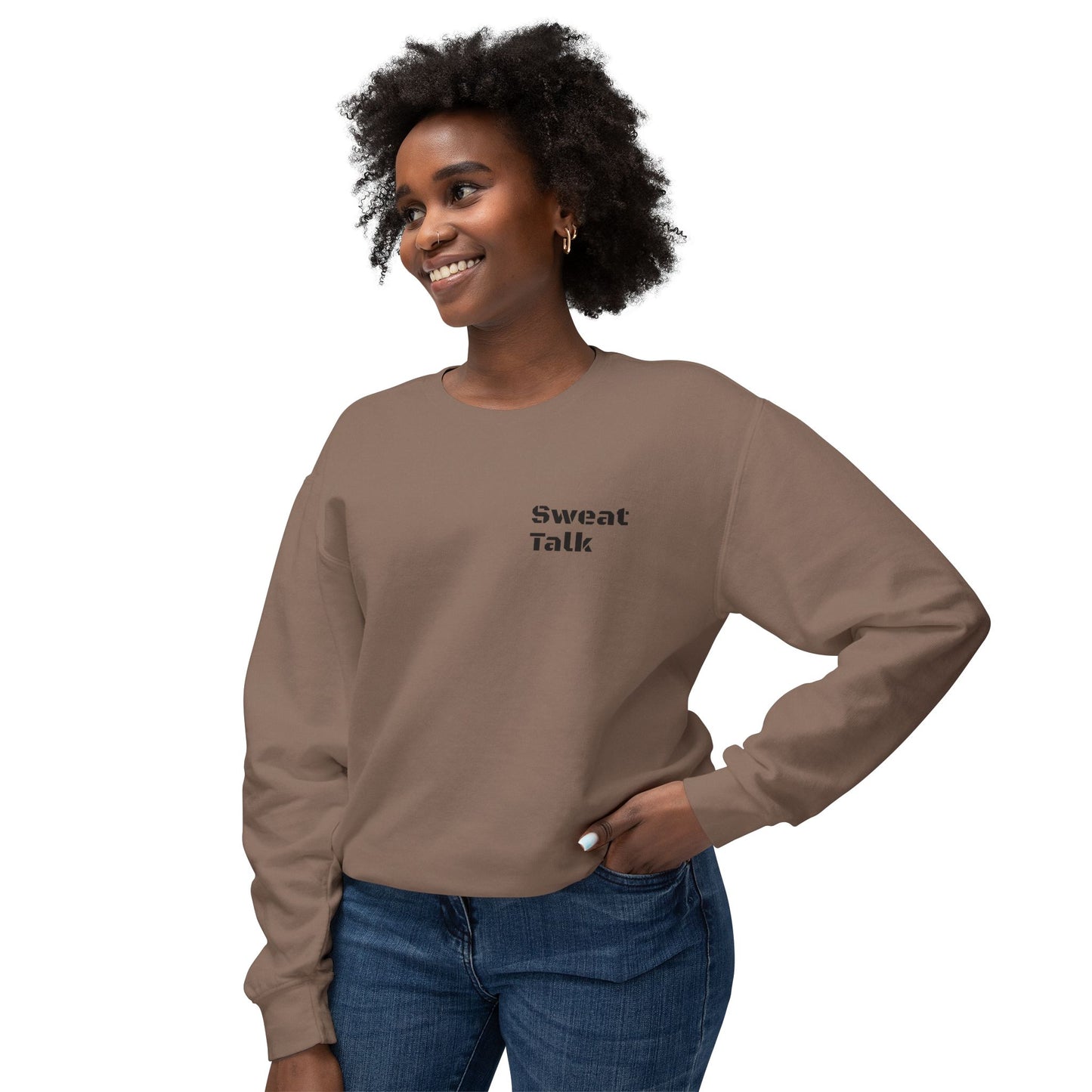 Sweat Talk Lightweight Crewneck Sweatshirt