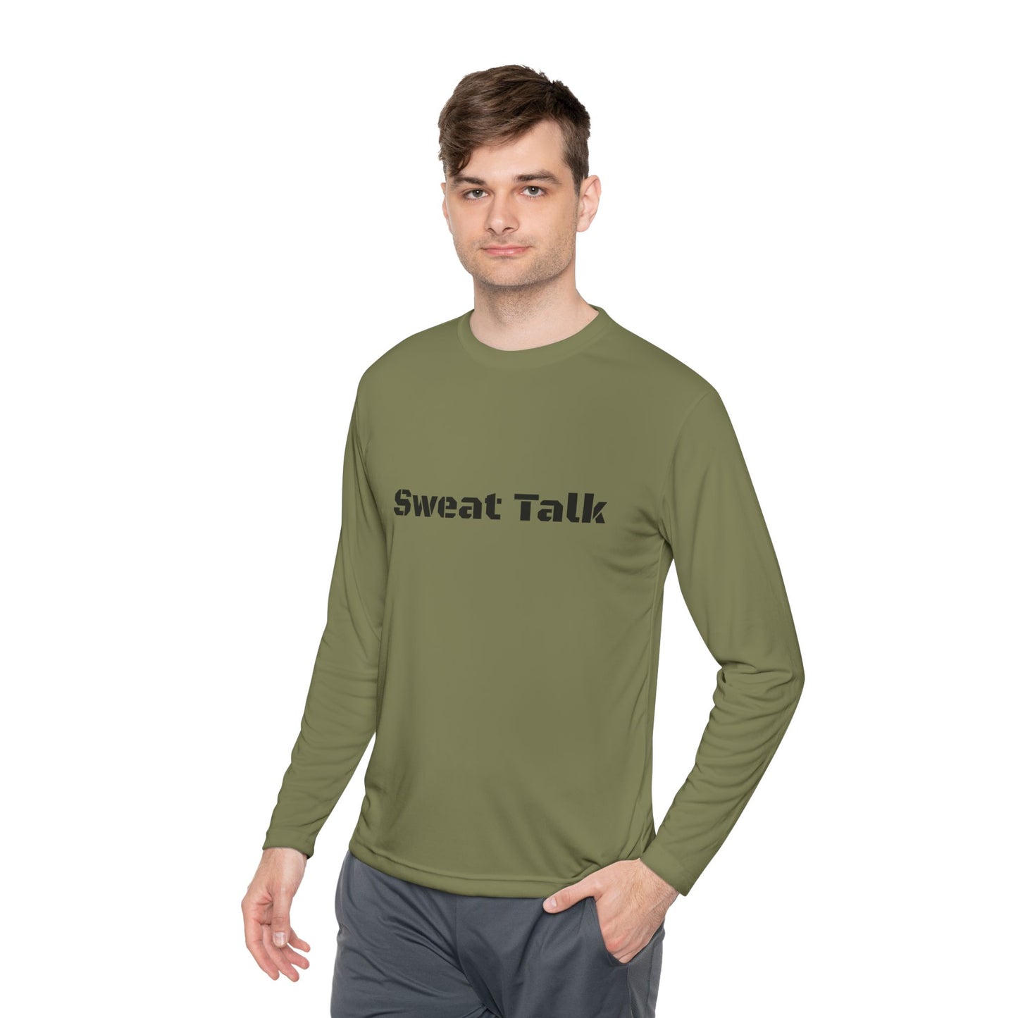Sweat Talk Unisex Lightweight Long Sleeve Tee