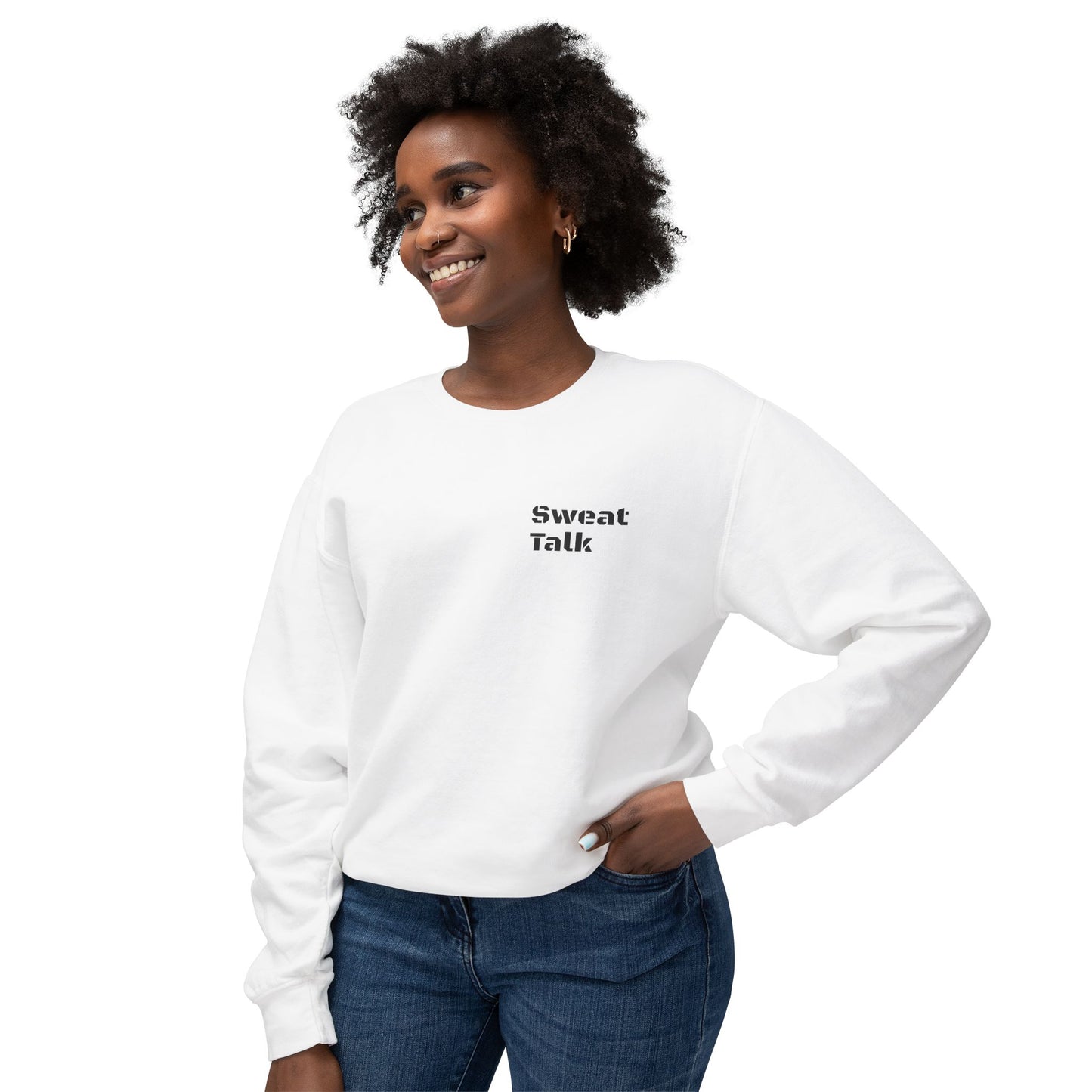 Sweat Talk Lightweight Crewneck Sweatshirt