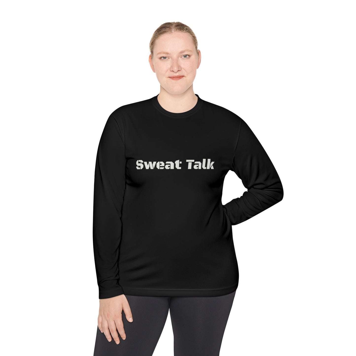 Sweat Talk Unisex Lightweight Long Sleeve Tee