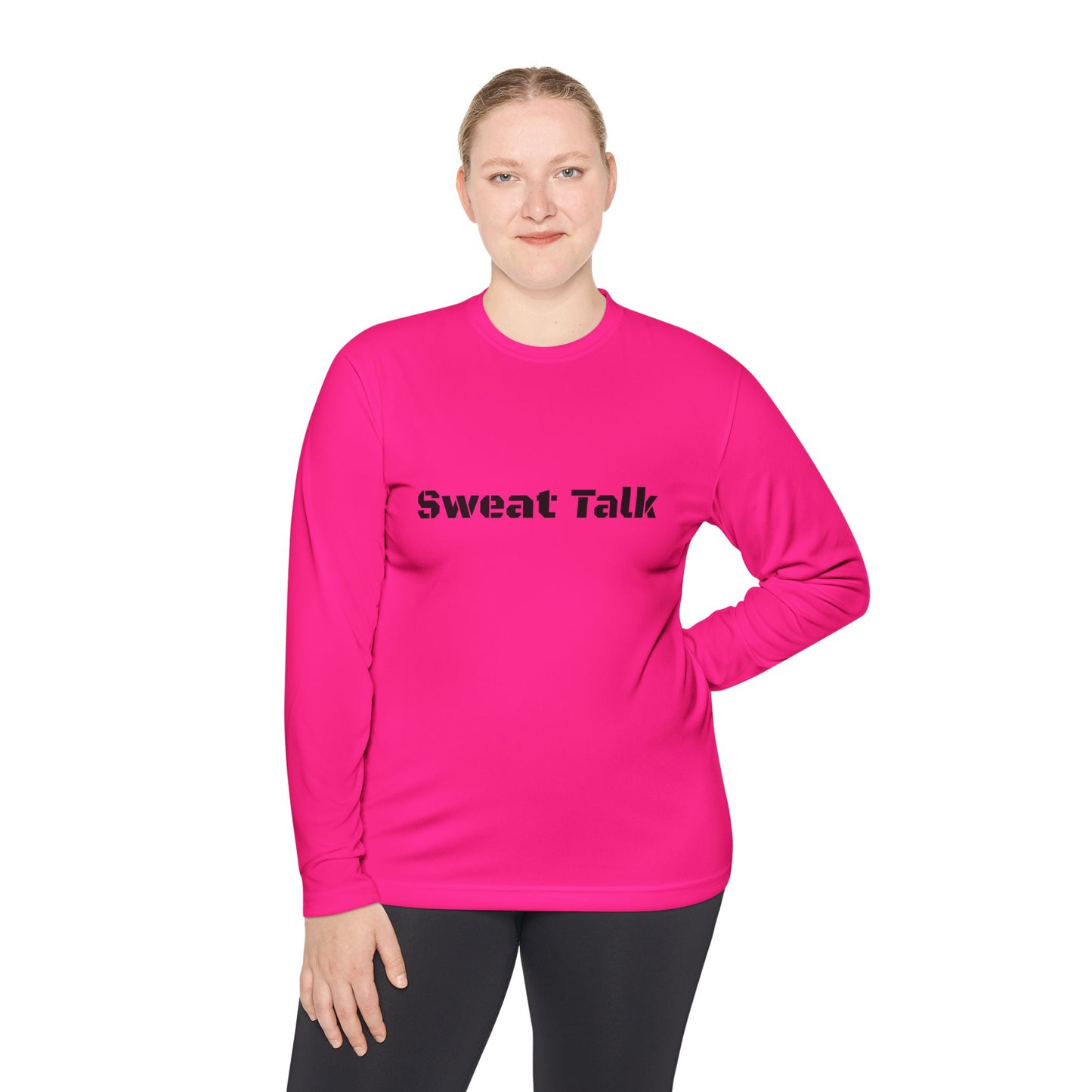 Sweat Talk Unisex Lightweight Long Sleeve Tee