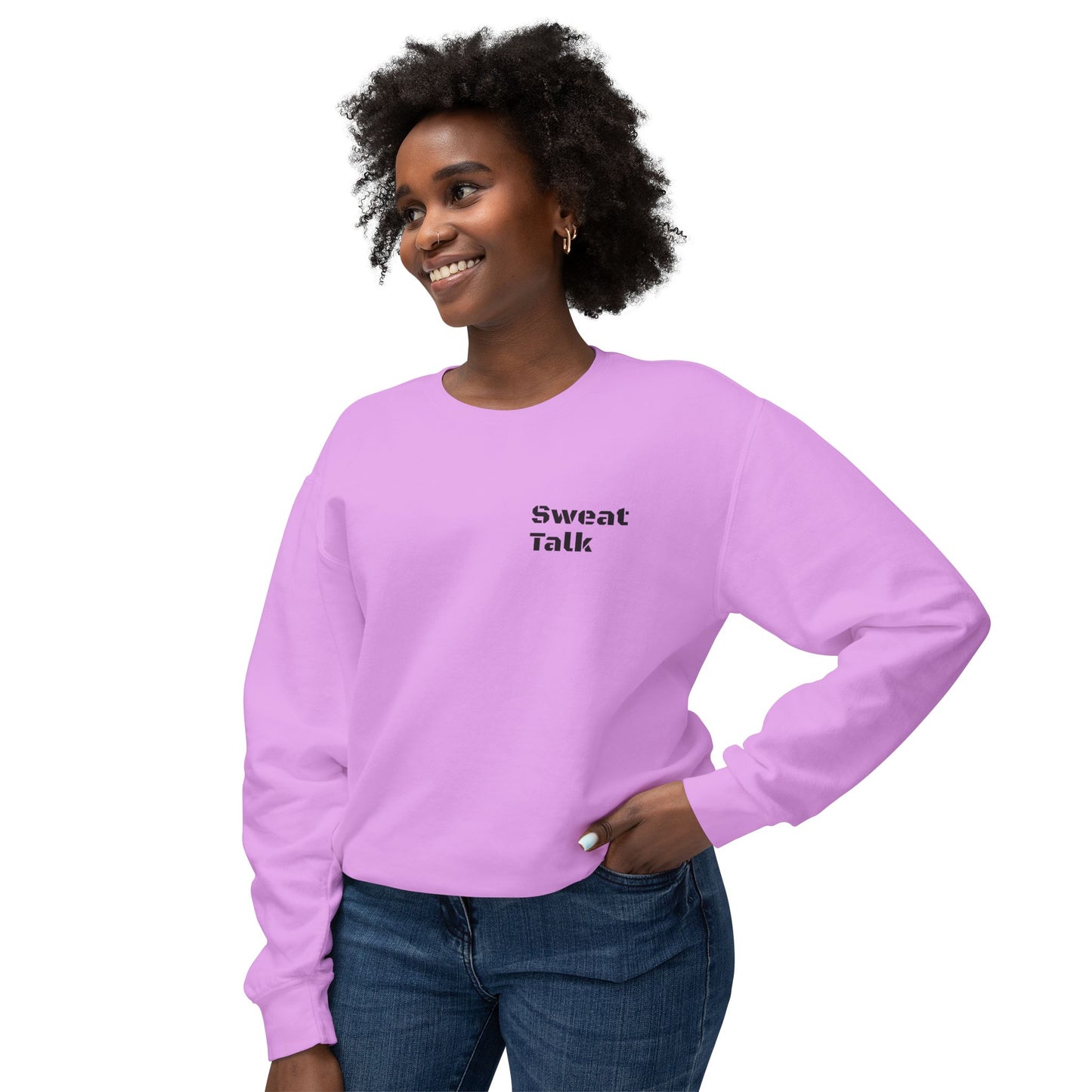 Sweat Talk Lightweight Crewneck Sweatshirt