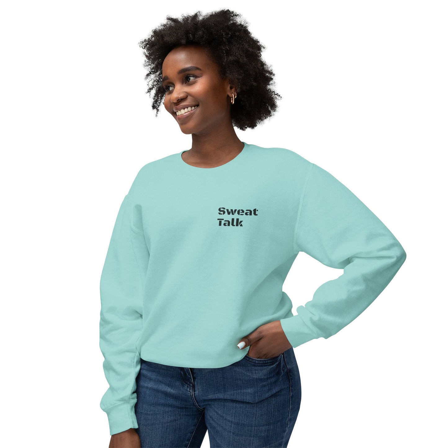 Sweat Talk Lightweight Crewneck Sweatshirt