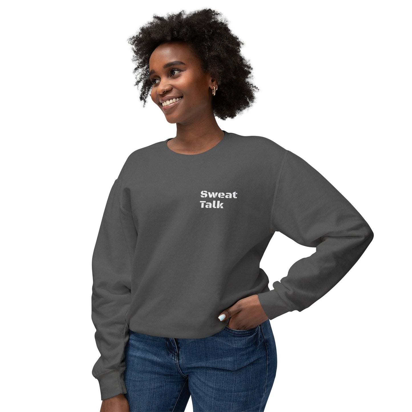 Sweat Talk Lightweight Crewneck Sweatshirt