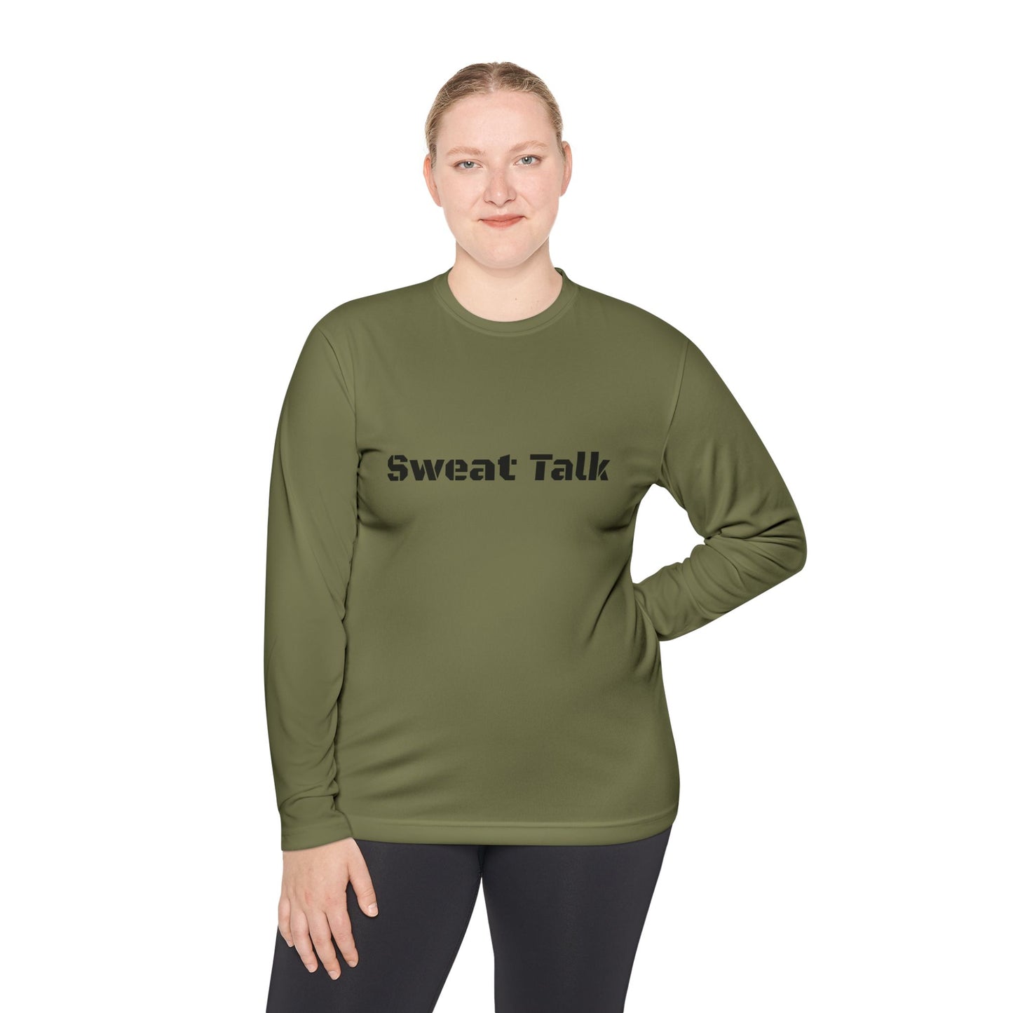 Sweat Talk Unisex Lightweight Long Sleeve Tee